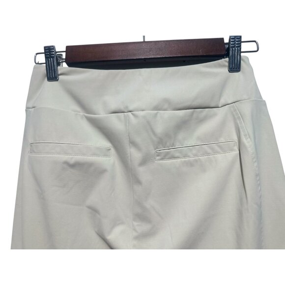 Carbon38 Kick Flare Pants Womens Small Beige High Rise Bootcut Pilates Workout - Picture 14 of 16